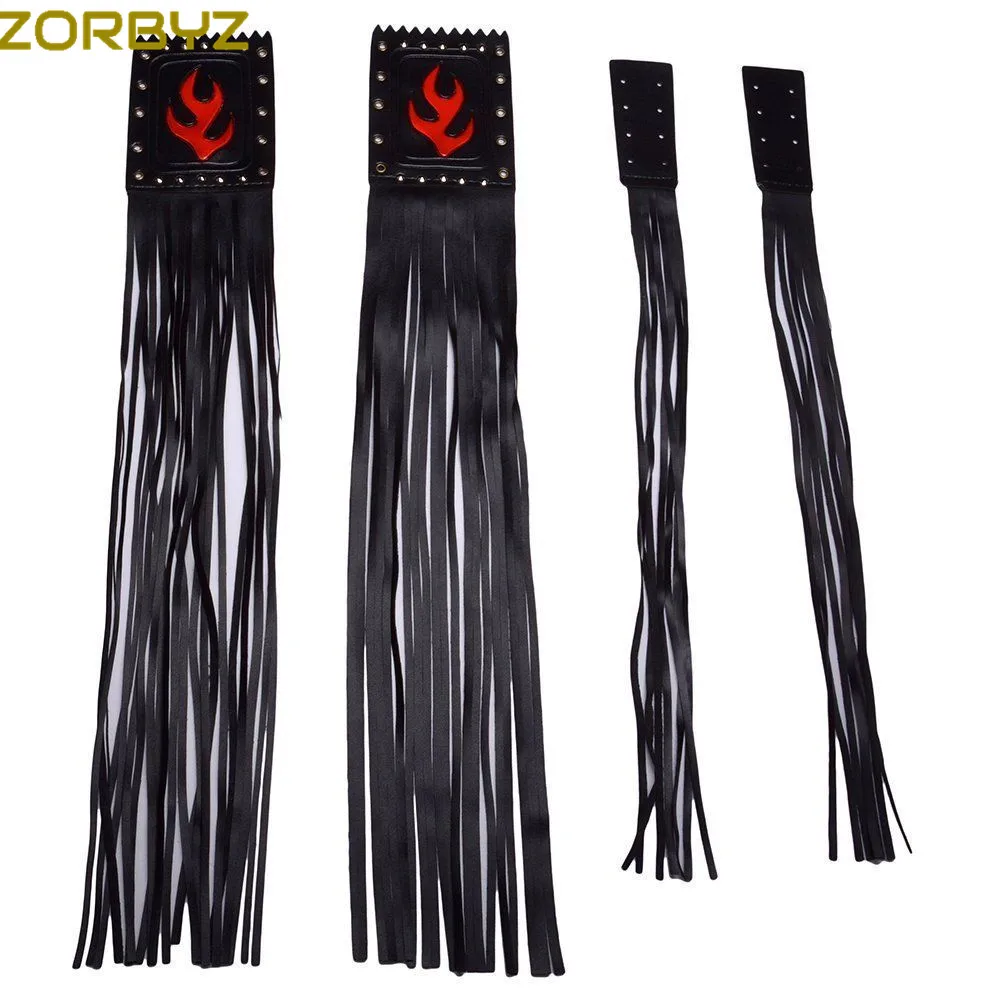 ZORBYZ Motorcycle Black Flame Faux Leather Grip Lever Cover Handlebar Fringe Streamers Tassel For Harley Custom
ZORBYZ Motorcycle Black Flame Faux Leather Grip Lever Cover Handlebar Fringe Streamers Tassel For Harley Custom
