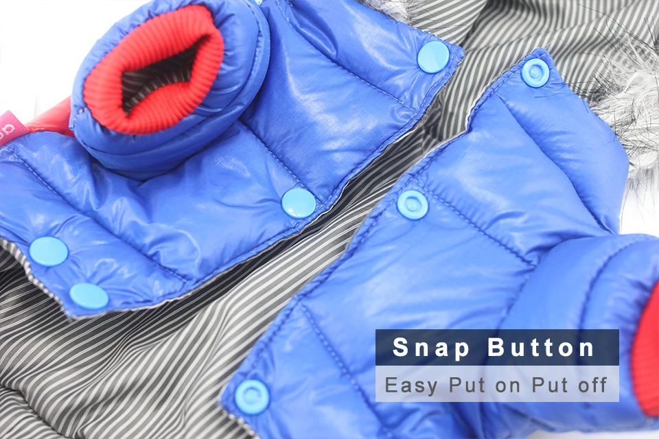 adidog New Winter Pet dog Clothes for Small Medium Dog Pet clothing Coat hoodies Waterproof Super Warm Jacket Snow chihuahua for Winter 308