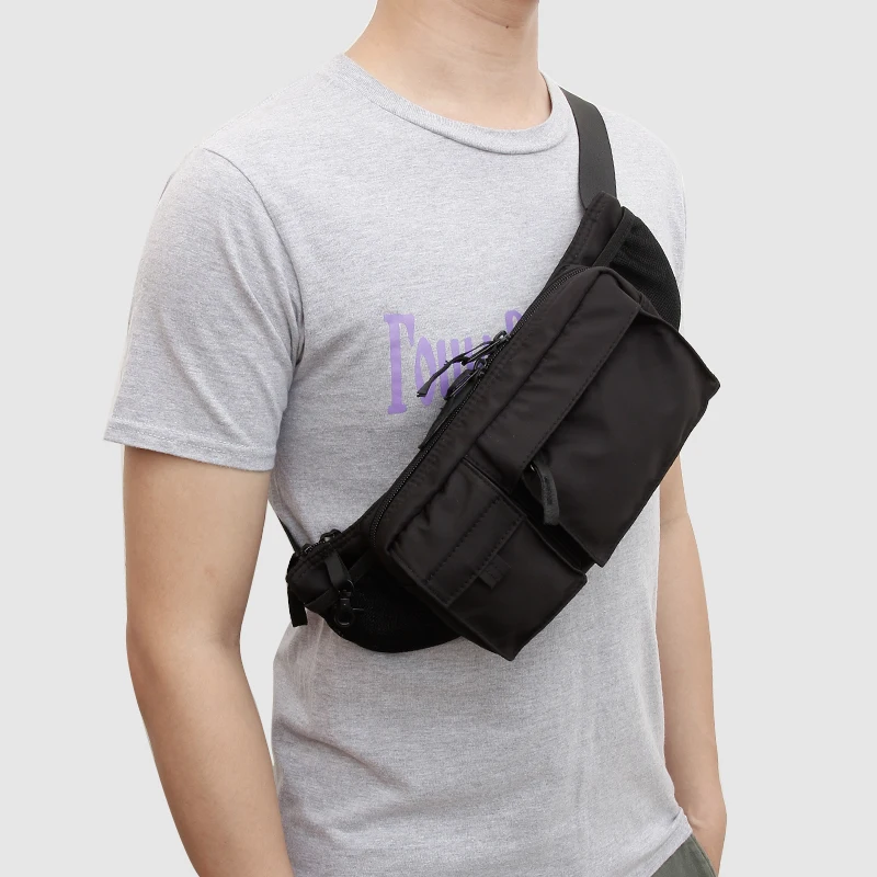 Trend Man waterproof Nylon Crossbody Bag Multi Pocket Chest Bags Fashion Messenger Shoulder Back Travel waist Pocket
Trend Man waterproof Nylon Crossbody Bag Multi Pocket Chest Bags Fashion Messenger Shoulder Back Travel waist Pocket