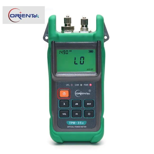 2-in-1 Optical Power Meter & Visual Light Source Orientek TPM-35V with FC ,SC,LC connectors
2-in-1 Optical Power Meter & Visual Light Source Orientek TPM-35V with FC ,SC,LC connectors