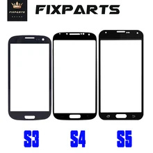 Panneau tactile i9300 pour SAMSUNG Galaxy S3 S4 S5 Mini, couvercle de l'écran avant, lentille extérieure en verre de remplacement pour SAMSUNG S5=