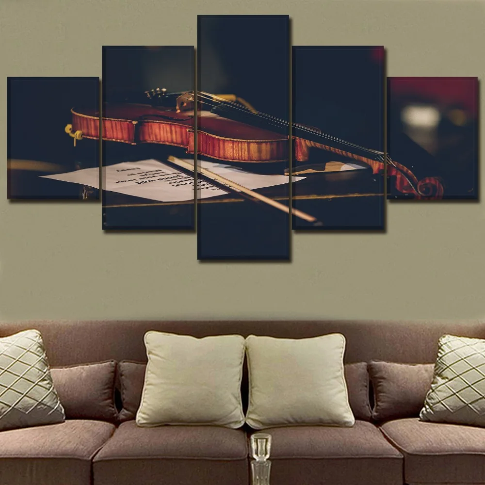 Music Painting Wall Art Decor Music Classroom 5 Piece Instrument Violin Poster Modern Top-Rated Canvas Printing Modular Picture
Music Painting Wall Art Decor Music Classroom 5 Piece Instrument Violin Poster Modern Top-Rated Canvas Printing Modular Picture
