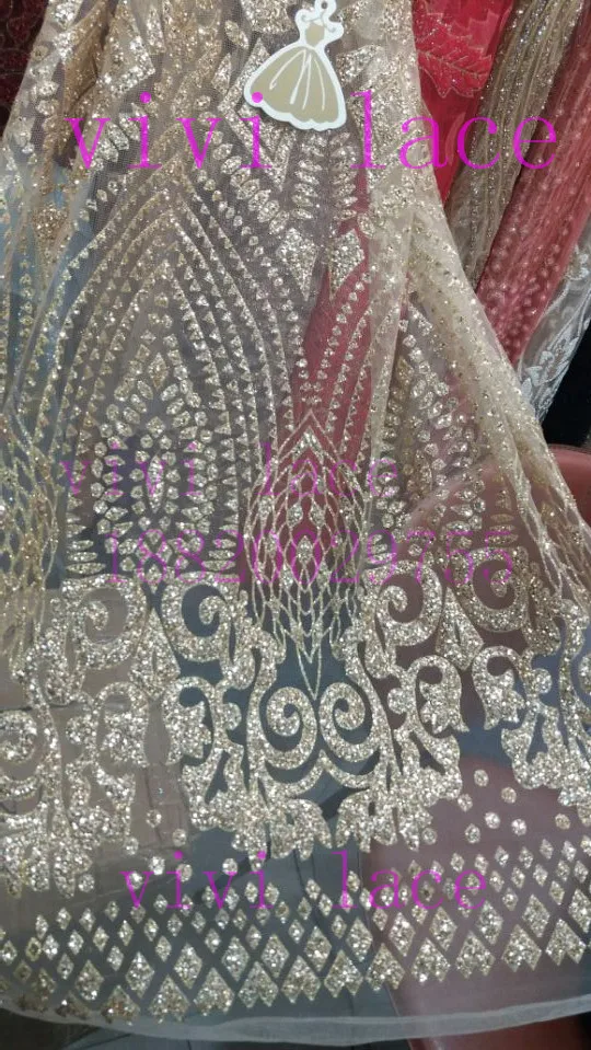 HLS1002 5yards champagne gold sugar glued glitter net tulle mesh lace fabric for sawing / evening dress/stage
HLS1002 5yards champagne gold sugar glued glitter net tulle mesh lace fabric for sawing / evening dress/stage