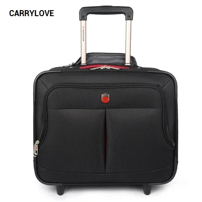 

CARRYLOVE Business senior luggage 16 size boarding High-quality Oxford Rolling Luggage Spinner brand Travel Suitcase