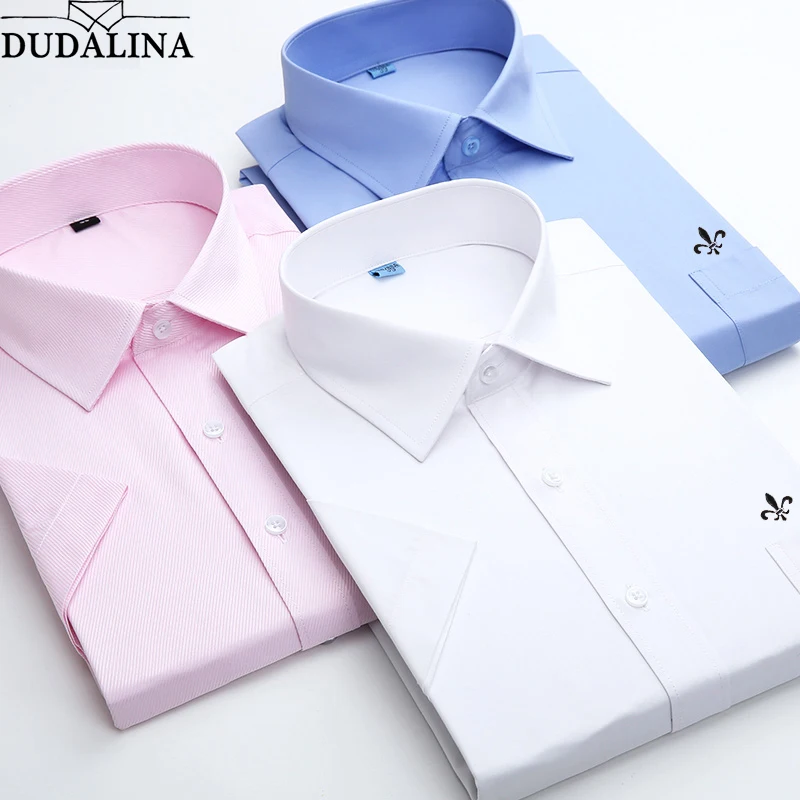DUDALINA New Fashion Brand Men Clothes Slim Fit Men Short Sleeve Shirt Men Pure Cotton Casual Men Shirt Social Plus Size M-5XL
DUDALINA New Fashion Brand Men Clothes Slim Fit Men Short Sleeve Shirt Men Pure Cotton Casual Men Shirt Social Plus Size M-5XL
