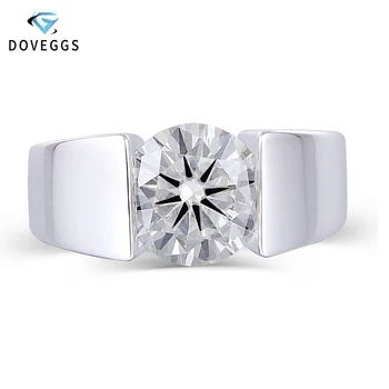 DovEggs Center 3ct carat 9mm GH Color Moissanite Engagement Ring For Men and Women Sterling Solid 925 Silver Tension Ring
DovEggs Center 3ct carat 9mm GH Color Moissanite Engagement Ring For Men and Women Sterling Solid 925 Silver Tension Ring