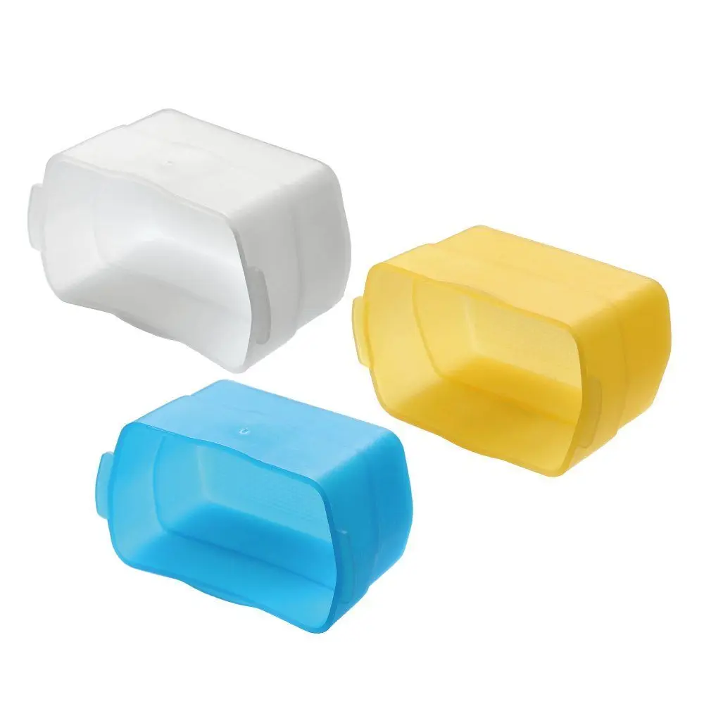 3 colours Blue Yellow White kit Flash Diffuser for Canon 580EX 580EX II YONGNUO YN-560 YN-568 GODOX TT685 V850 V860II TT520
3 colours Blue Yellow White kit Flash Diffuser for Canon 580EX 580EX II YONGNUO YN-560 YN-568 GODOX TT685 V850 V860II TT520