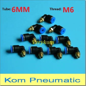 10PCS PL 6-M6 Pneumatic Male Elbow Air Fitting , 6mm Tube M6 Thread Push In Quick Fitting Nylon Pipe Joint
10PCS PL 6-M6 Pneumatic Male Elbow Air Fitting , 6mm Tube M6 Thread Push In Quick Fitting Nylon Pipe Joint