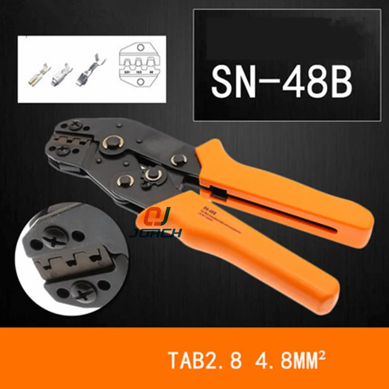 MINI EUROP STYLE crimping tool crimping plier 0.5-1.5mm2 multi tool tools hands AWG26-16 SN-48B for Tab 2.8mm 4.8mm terminals
MINI EUROP STYLE crimping tool crimping plier 0.5-1.5mm2 multi tool tools hands AWG26-16 SN-48B for Tab 2.8mm 4.8mm terminals