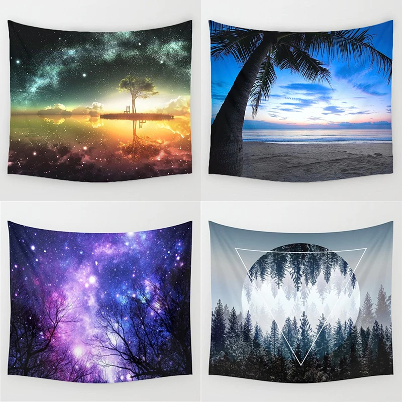 HD Scenery Tapestry Starry Sky Fabric Wall Hanging Decor Forest Trees and Stars Polyester Curtains Plus Table Cover Yoga
HD Scenery Tapestry Starry Sky Fabric Wall Hanging Decor Forest Trees and Stars Polyester Curtains Plus Table Cover Yoga