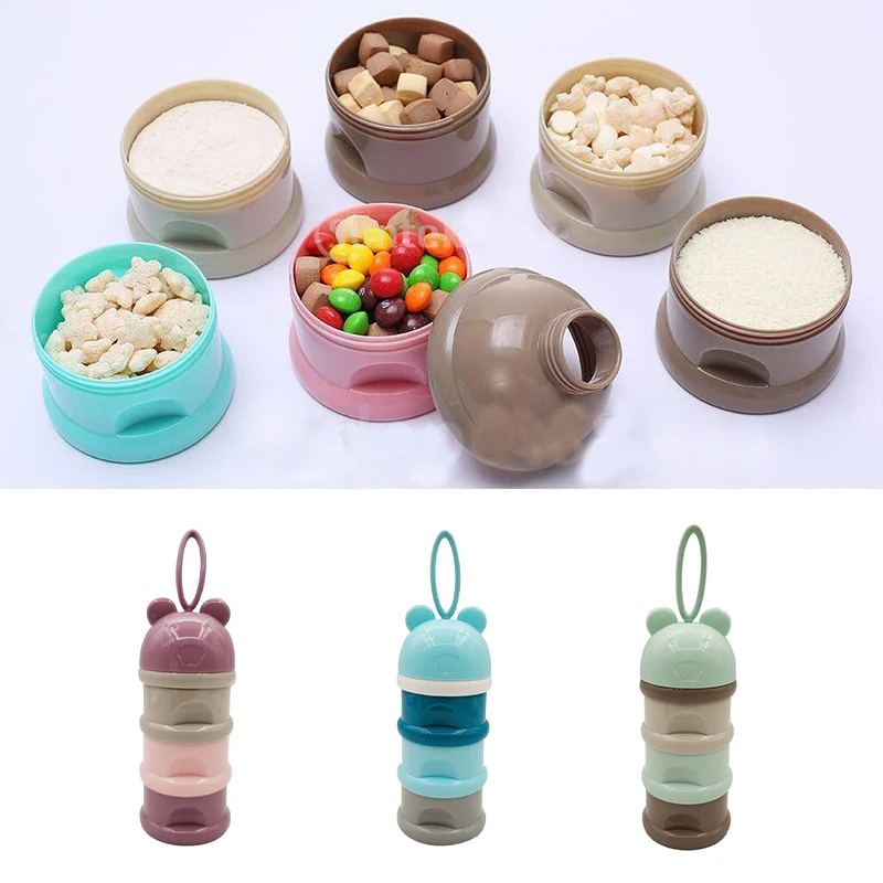 3 layer Portable Baby Food Storage Multifunction Essential Cereal Cartoon Milk Powder Boxes Toddle Kids Formula Milk Container
3 layer Portable Baby Food Storage Multifunction Essential Cereal Cartoon Milk Powder Boxes Toddle Kids Formula Milk Container