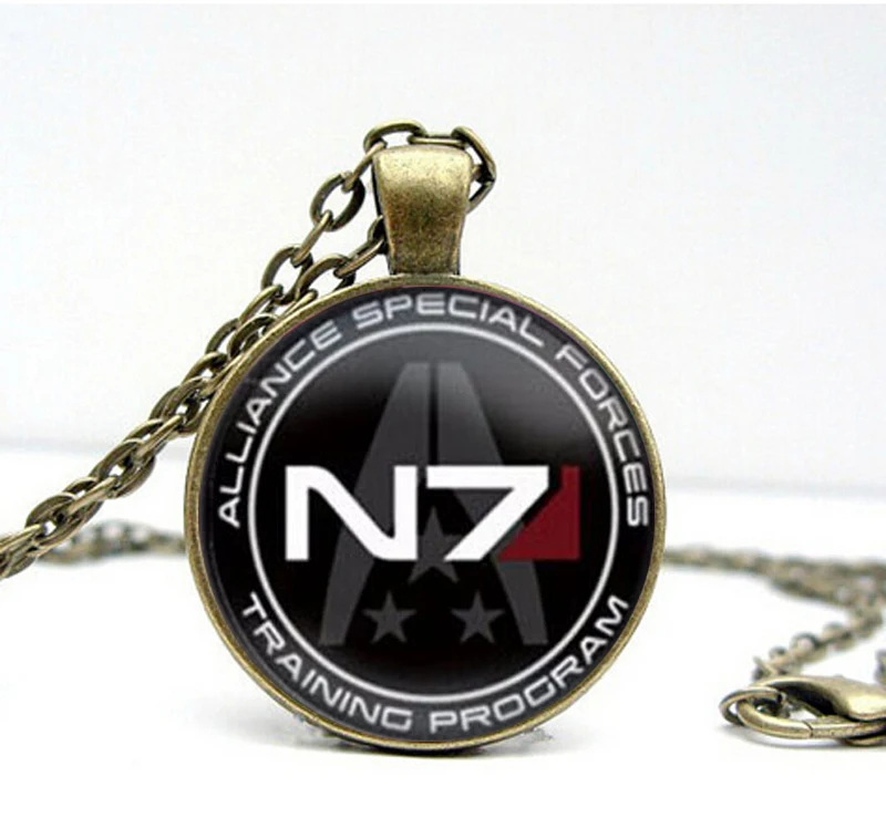 2017 New Mass Effect Necklaces Inspired N7 Pendant Jewelry Glass Dome Cabochon Necklace Silver Round Pendants Link Chains HZ1
2017 New Mass Effect Necklaces Inspired N7 Pendant Jewelry Glass Dome Cabochon Necklace Silver Round Pendants Link Chains HZ1
