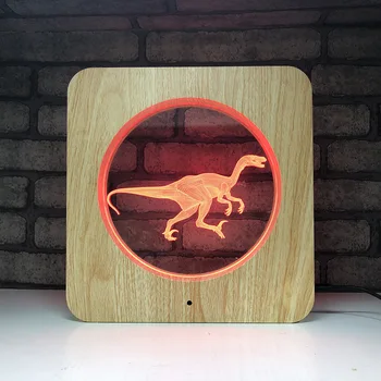 Wood grain 3d 7 color night light Vision creative table lamp Gift lamp led lamp dinosaur 5
Wood grain 3d 7 color night light Vision creative table lamp Gift lamp led lamp dinosaur 5