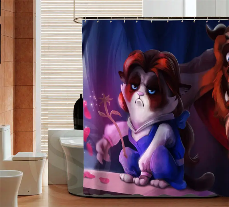 latest Stylish custom Cat Shower Curtain Bathroom decor polyester fabric Curtain
latest Stylish custom Cat Shower Curtain Bathroom decor polyester fabric Curtain