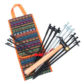 Suitable for Hiking Camping Tent Hammers and Other Accessoris Outdoor Camping Tent Stakes Bag Portable Tent Nail Storage Case P
Suitable for Hiking Camping Tent Hammers and Other Accessoris Outdoor Camping Tent Stakes Bag Portable Tent Nail Storage Case P