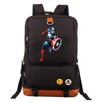 2018 Comics Captain America Deadpool Boy Girl School bag Women Bagpack Teenagers Schoolbags Canvas Men Student Backpack Packsack
2018 Comics Captain America Deadpool Boy Girl School bag Women Bagpack Teenagers Schoolbags Canvas Men Student Backpack Packsack