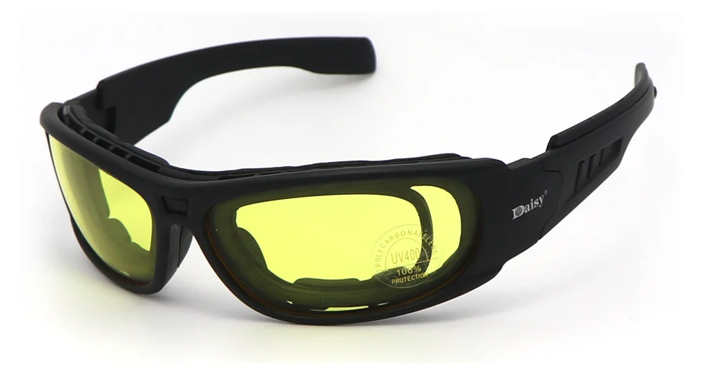 B yellow lens