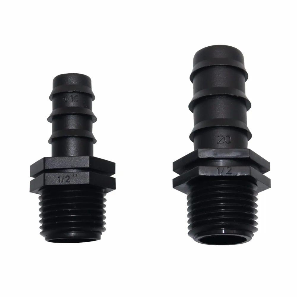 5 Pcs hose accessories Drip Irrigation Water Pipe garden irrigation DN16 DN20 change into 1/2 inch,3/4 inch Male Connectors
5 Pcs hose accessories Drip Irrigation Water Pipe garden irrigation DN16 DN20 change into 1/2 inch,3/4 inch Male Connectors