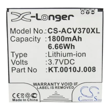 Высококачественная аккумуляторная батарея Cameron Sino модель KT.0010J.008 для Acer Liquid E2 Dou