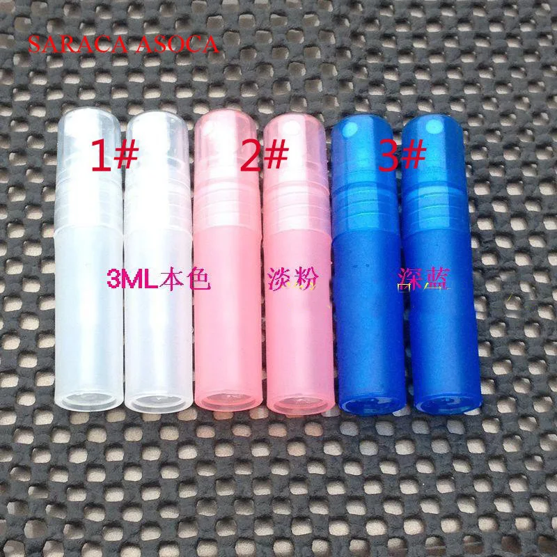 Wholesale 100pcs/lot 3ml Multicolor Translucence Plastic Atomizer Bottle Travel Makeup Perfume Spray Refillable Bottle
Wholesale 100pcs/lot 3ml Multicolor Translucence Plastic Atomizer Bottle Travel Makeup Perfume Spray Refillable Bottle