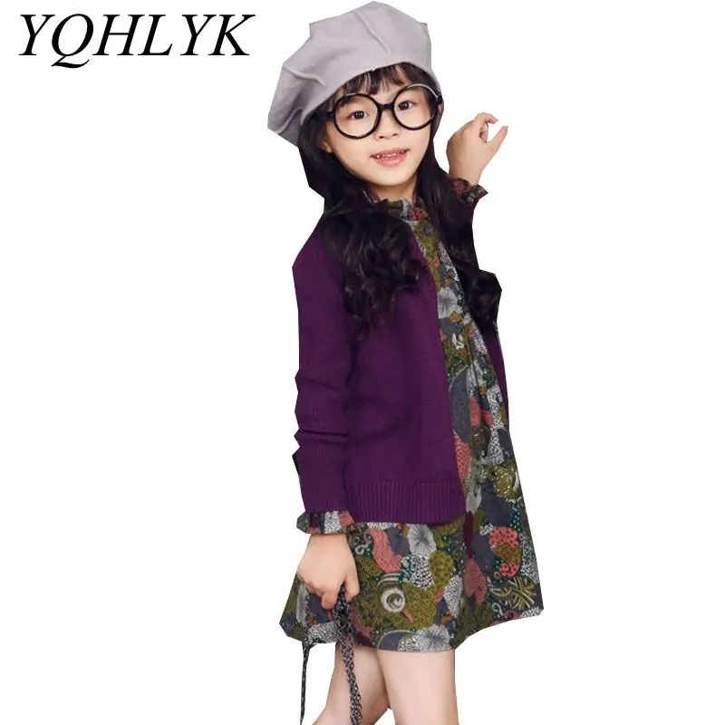 New Fashion Spring Autumn Girls Suit 2018 Korean Children Knit Cardigan Coat + Princess Dress Sweet Cute Kids Clothes 2-7Y W115
New Fashion Spring Autumn Girls Suit 2018 Korean Children Knit Cardigan Coat + Princess Dress Sweet Cute Kids Clothes 2-7Y W115