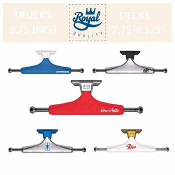 2PCS Original ROYAL Skateboard Trucks 5.25" Aluminum Skate Board Bracket Double Rocker Truck Skateboarding Accessories
2PCS Original ROYAL Skateboard Trucks 5.25" Aluminum Skate Board Bracket Double Rocker Truck Skateboarding Accessories