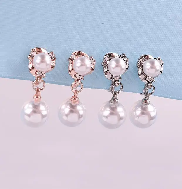 Wedding party gift Simple fashion temperament Alloy imitation pearl ear clip without pierced female earrings bridal accessorie
Wedding party gift Simple fashion temperament Alloy imitation pearl ear clip without pierced female earrings bridal accessorie