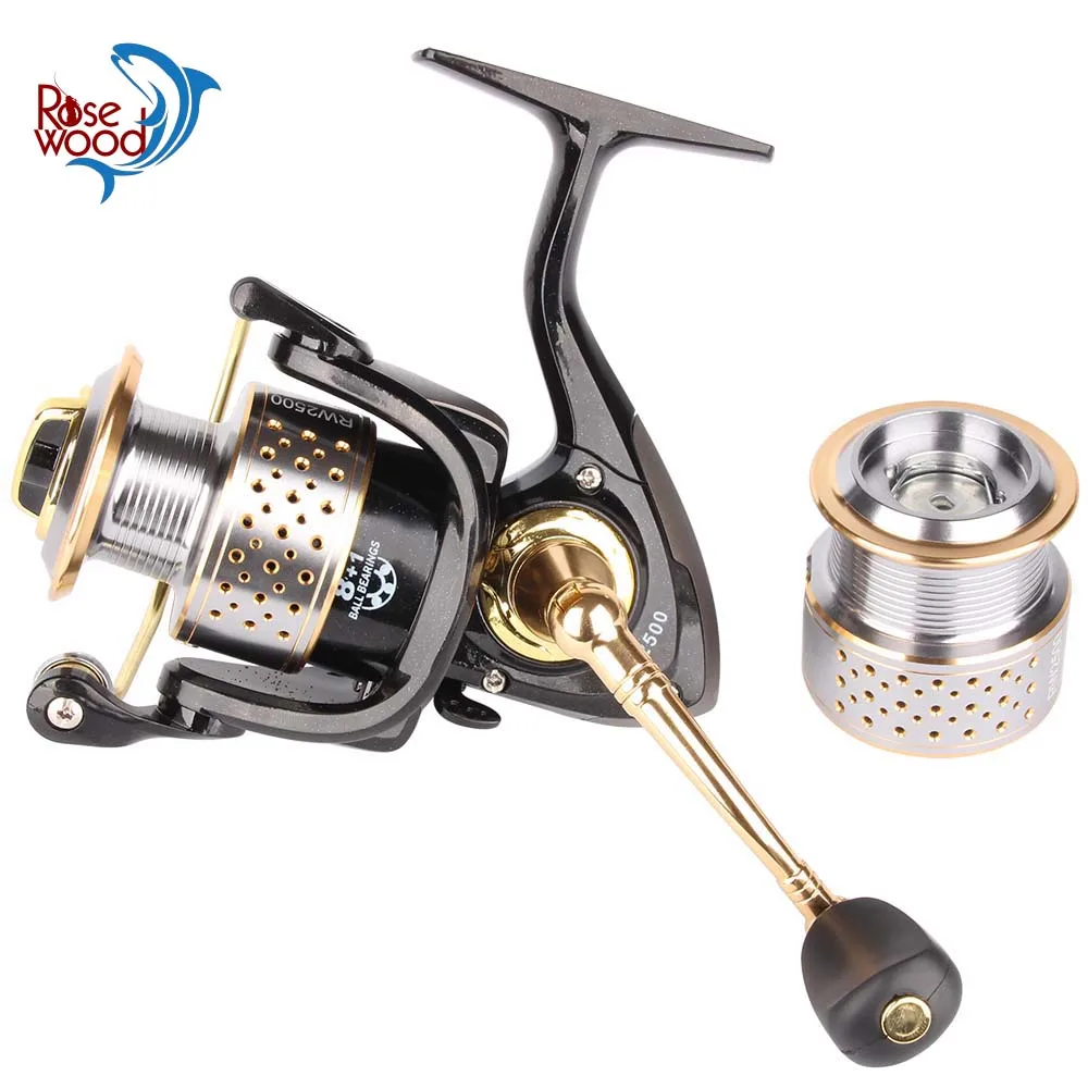 RoseWood RW1000/2500 Double Metal Spare Spool Freshwater Spinning Reel 8+1 BB Fishing Wheel Rackle For Bass Pike
RoseWood RW1000/2500 Double Metal Spare Spool Freshwater Spinning Reel 8+1 BB Fishing Wheel Rackle For Bass Pike