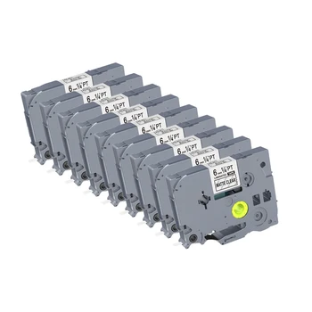 10PCS PUTY 6mm Black On Matt Clear TZe-M11 tzM11 TZ-M11 label tapes compatible for Brother PTH110 E110 P-Touch label printers
10PCS PUTY 6mm Black On Matt Clear TZe-M11 tzM11 TZ-M11 label tapes compatible for Brother PTH110 E110 P-Touch label printers
