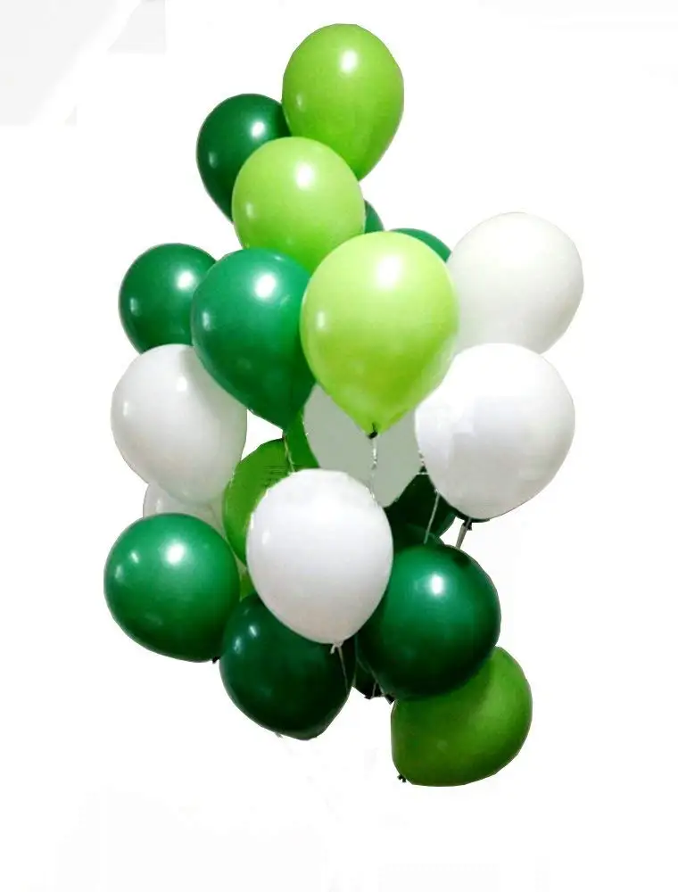 30pcs 10 Inch Latex Balloons Green and White Balloons for Dinasour Party Kids Party Decorations Birthday Wedding Supplies
30pcs 10 Inch Latex Balloons Green and White Balloons for Dinasour Party Kids Party Decorations Birthday Wedding Supplies