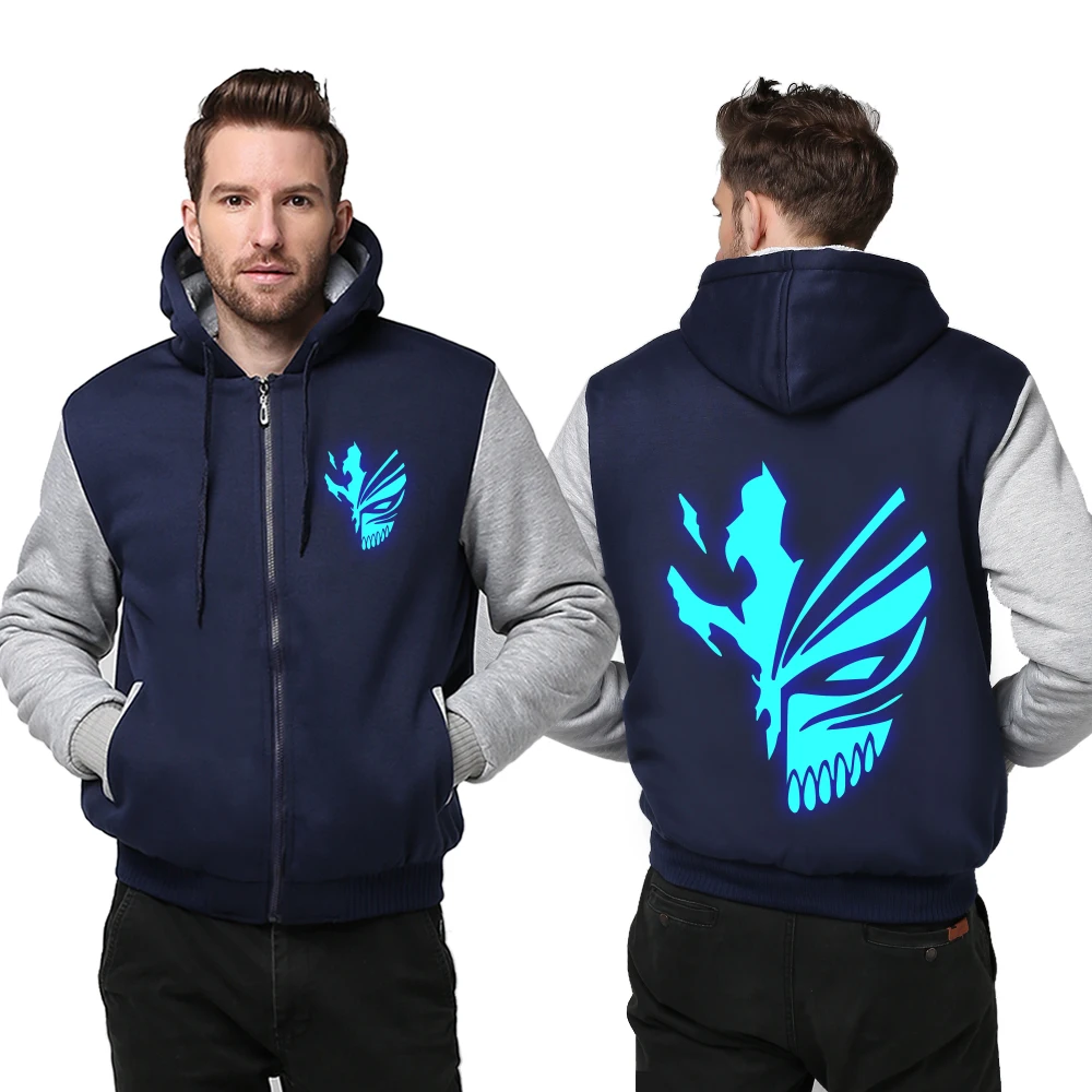 2019 hot sale Anime BLEACH Kurosaki ichigo Luminous pattern jacket Plus velvet Sweatshirts Hoodie Unisex Thicken Fleece Coat 5XL
2019 hot sale Anime BLEACH Kurosaki ichigo Luminous pattern jacket Plus velvet Sweatshirts Hoodie Unisex Thicken Fleece Coat 5XL