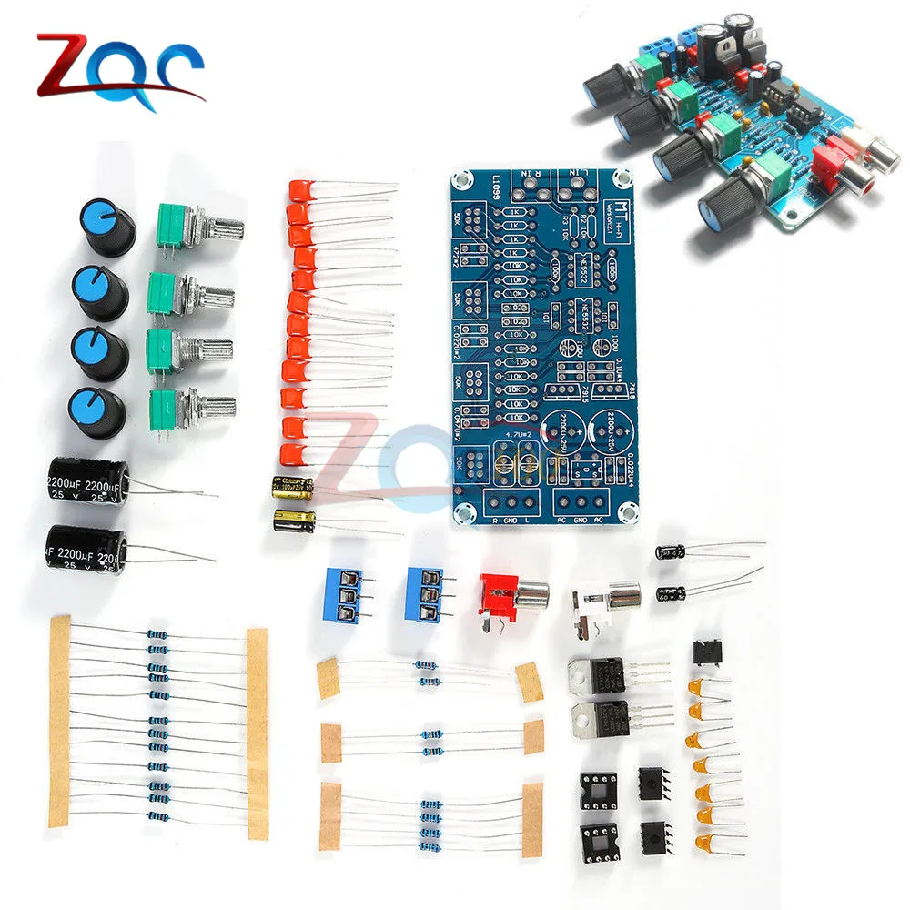 NE5532 OP AMP HIFI усилитель громкости тона EQ управления плата усилителя DIY наборы|kit diy|kit