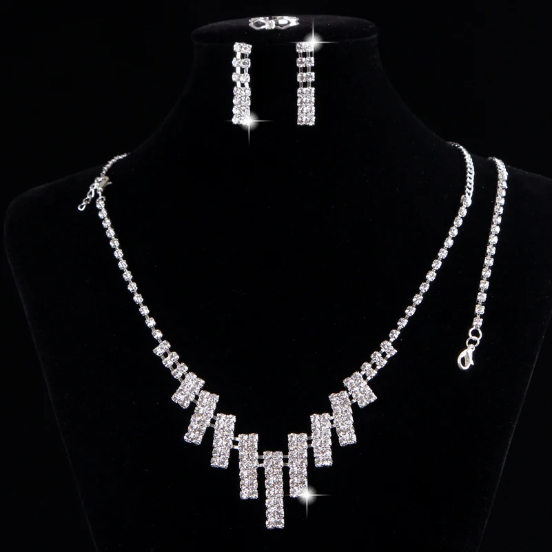 New Design Girl's Evening Banquet Dress Accessory Hot Selling Necklace Earring Bracelet Ring 4 Pcs Jewelry Set
New Design Girl's Evening Banquet Dress Accessory Hot Selling Necklace Earring Bracelet Ring 4 Pcs Jewelry Set