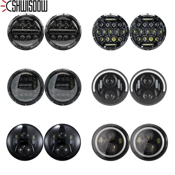 7'' Led Headlight H4 High Low Beam Round Cars Running Lights for Jeep Lada Niva 4x4
7'' Led Headlight H4 High Low Beam Round Cars Running Lights for Jeep Lada Niva 4x4
