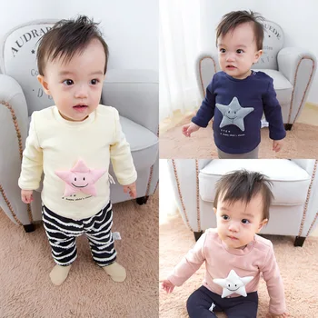 0-2 years Long Sleeve sweatshirt hoodies coat thickened baby kids children girls boys stars smile Clothes Infant autumn winter
0-2 years Long Sleeve sweatshirt hoodies coat thickened baby kids children girls boys stars smile Clothes Infant autumn winter