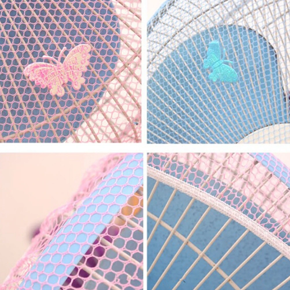 Pink mesh fan pic