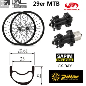 Taiwan Powerway 6-Bolt Hub 29er MTB Carbon Wheel 28.61mm Width XC RIm Tubeless Ready For Cross Country Mountain Bike Wheelset
Taiwan Powerway 6-Bolt Hub 29er MTB Carbon Wheel 28.61mm Width XC RIm Tubeless Ready For Cross Country Mountain Bike Wheelset