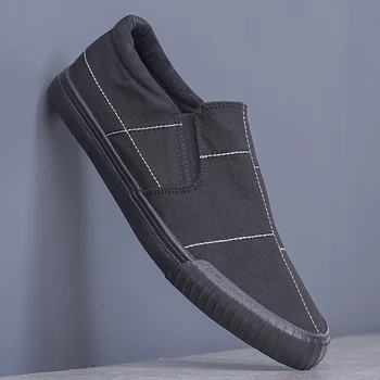 Breathable Men's Canvas Sneakers Geometric Strip Shoes Fashion Slip on Men Loafer Shoes Summer Lazy Leisure Vulcanized Shoes
Breathable Men's Canvas Sneakers Geometric Strip Shoes Fashion Slip on Men Loafer Shoes Summer Lazy Leisure Vulcanized Shoes