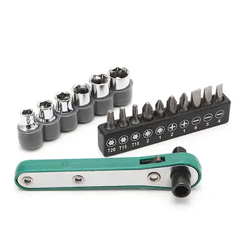 17 In 1 Chrome Vanadium Steel Wrench Driver Set Torx Screwdriver Set Ratchet Socket Torque Wrench Screw Bit Flat Bits Socket
17 In 1 Chrome Vanadium Steel Wrench Driver Set Torx Screwdriver Set Ratchet Socket Torque Wrench Screw Bit Flat Bits Socket