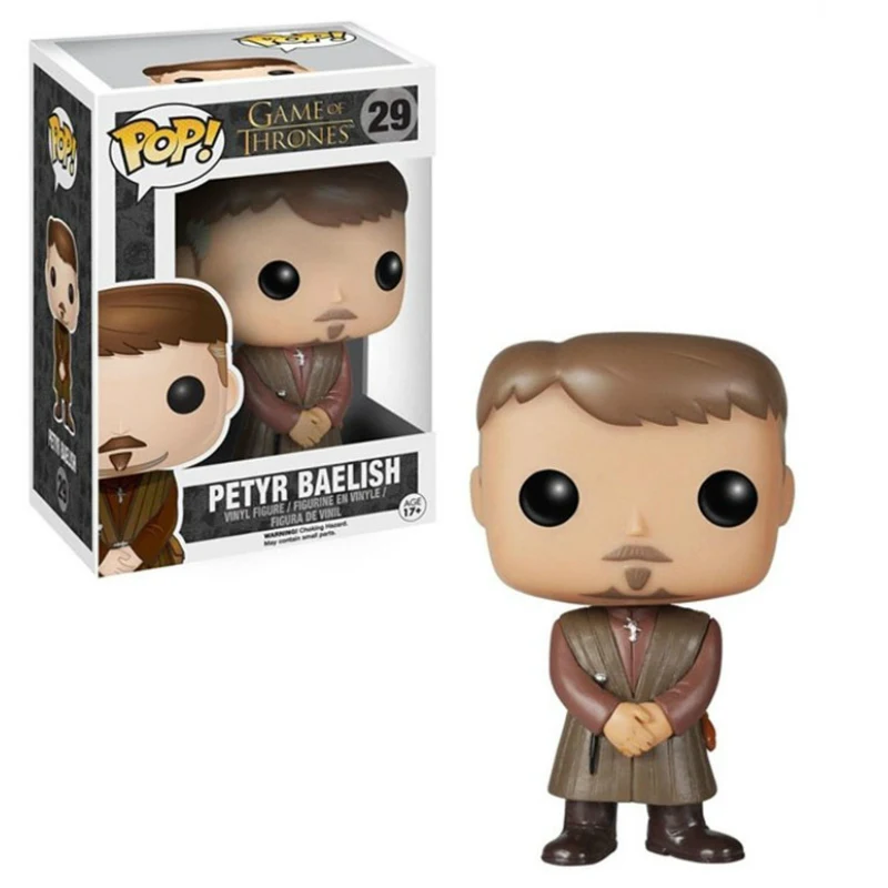 FUNKO POP 2019 New Action Model Game of Thrones PETYR BAELISH Vinyl Figure Doll Figures Toys for Kids Christmas Gifts
FUNKO POP 2019 New Action Model Game of Thrones PETYR BAELISH Vinyl Figure Doll Figures Toys for Kids Christmas Gifts