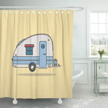 Shower Curtain with Hooks Red Camper Vintage Camping Car Caravan for Rest Old Retro Trailer Aloha Antique Auto Bathroom
Shower Curtain with Hooks Red Camper Vintage Camping Car Caravan for Rest Old Retro Trailer Aloha Antique Auto Bathroom