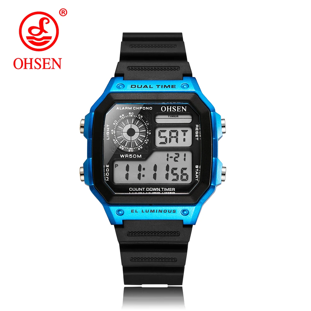 

OHSEN Sports Watch Famous LED Digital Watches Male Clocks Men's Watch Relojes Deportivos Herren Uhren Reloj Hombre Montre Homme