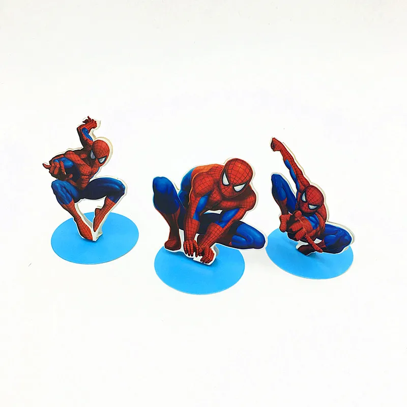 6pcs/lot spiderman table decoration cake decoration spiderman table center kids birthday party supplies
6pcs/lot spiderman table decoration cake decoration spiderman table center kids birthday party supplies