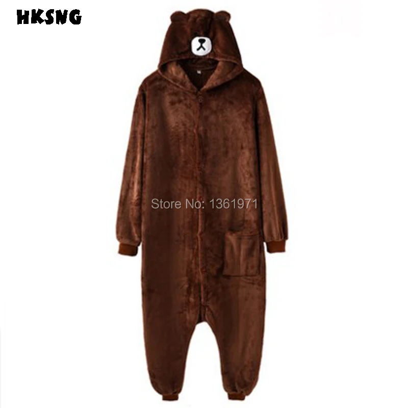HKSNG Unisex New Flannel Teddy Coffee Brown Bear Pajamas Kigurumi Animal Best Gift Cosplay Costumes Onesies Jumpsuit 
HKSNG Unisex New Flannel Teddy Coffee Brown Bear Pajamas Kigurumi Animal Best Gift Cosplay Costumes Onesies Jumpsuit