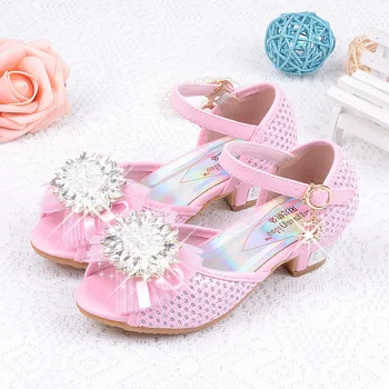 Kids Rhinestone Heels Shoes Summer Elegant Leather Dress Shoes Fancy Slippers For 4-12Years Girls Wedding Dancing Ballet Sandals 
Kids Rhinestone Heels Shoes Summer Elegant Leather Dress Shoes Fancy Slippers For 4-12Years Girls Wedding Dancing Ballet Sandals