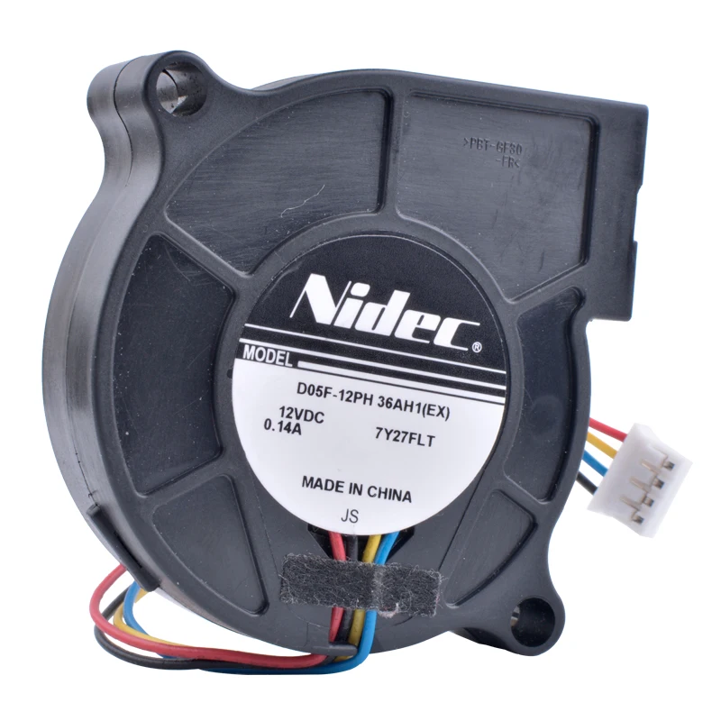 COOLING REVOLUTION D05F-12PH 36AH1(EX) 5cm 5015 50x50x15mm 12V 0.14A 4pin Centrifugal Turbo Blower Cooling Fan
COOLING REVOLUTION D05F-12PH 36AH1(EX) 5cm 5015 50x50x15mm 12V 0.14A 4pin Centrifugal Turbo Blower Cooling Fan