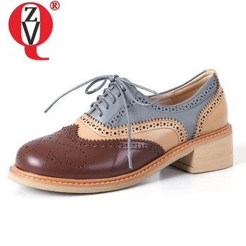 ZVQ shoes woman spring new fashion classics high quality genuine leather women pumps med square heel round toe cross-tied shoes
ZVQ shoes woman spring new fashion classics high quality genuine leather women pumps med square heel round toe cross-tied shoes