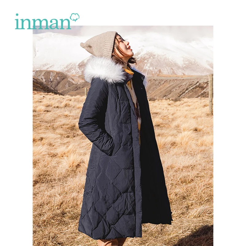 INMAN 2018 Winter New Arrival Winter Style Fur Collar All Matched Show Fitness Long Thick Warm Down Coat
INMAN 2018 Winter New Arrival Winter Style Fur Collar All Matched Show Fitness Long Thick Warm Down Coat