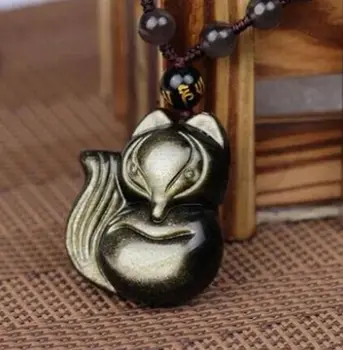 Koraba Fine Jewelry Natural Golden Obsidian Fox Pendant Fox Necklace Free Shipping
Koraba Fine Jewelry Natural Golden Obsidian Fox Pendant Fox Necklace Free Shipping