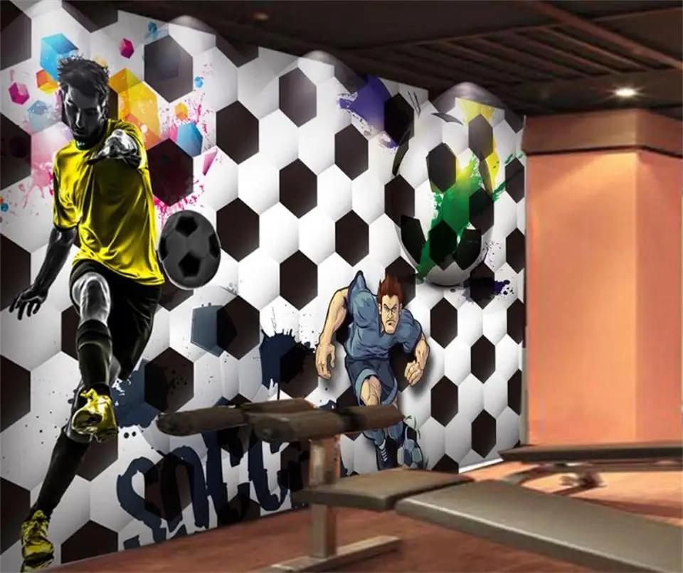 Custom 3D Photo Wallpaper Non-Woven Mural Boy Kids Room Football Watercolor Photo KTV Bar Background Wall Wallpaper Home Decor
Custom 3D Photo Wallpaper Non-Woven Mural Boy Kids Room Football Watercolor Photo KTV Bar Background Wall Wallpaper Home Decor